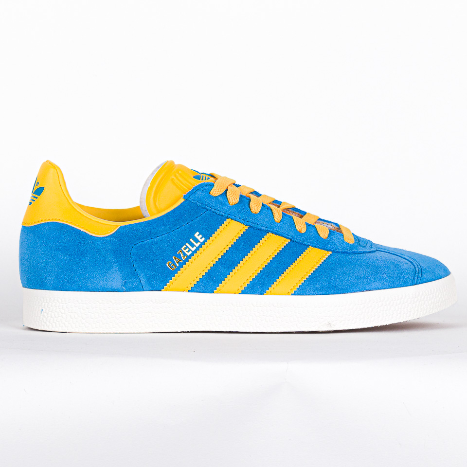 Gazelle Blue & yellow - adidas Originals | The Firm Shop