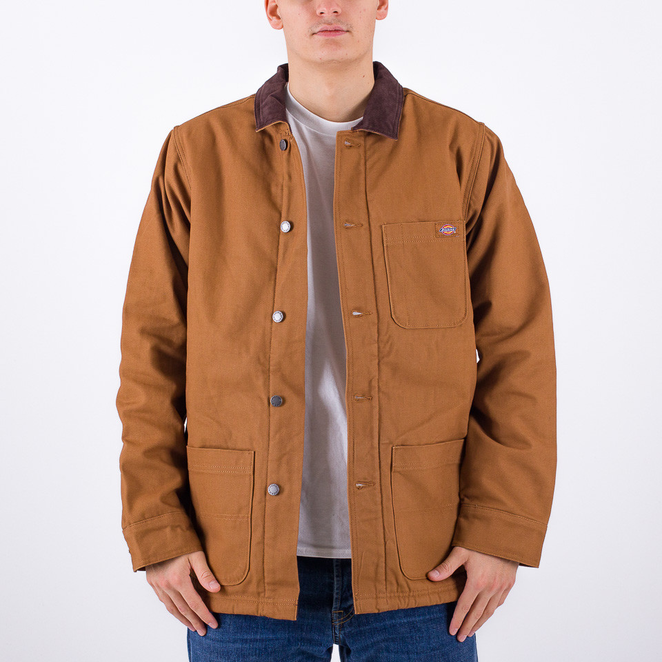 Duck Canvas Chore Coat Brown duck - Dickies | The Firm Shop