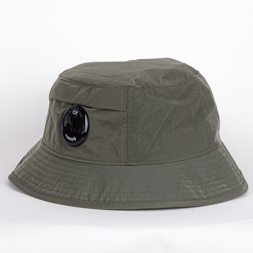 Chrome-R Lens Bucket Hat Bronze green - C.P. Company | The Firm Shop