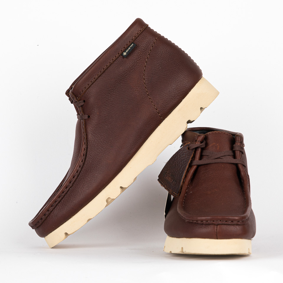Wallabee Boot Gore-Tex British tan leather - Clarks Originals