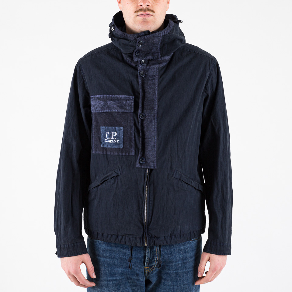 50 Fili Gum Hooded Jacket Mood indigo - C.P. Company | The Firm Shop