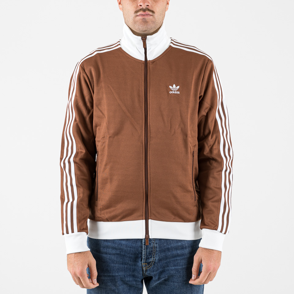 Beckenbauer Track Top Preloved brown - adidas Originals | The Firm
