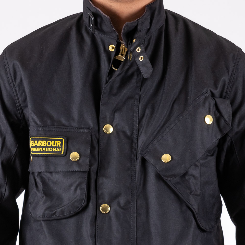 Original Waxed Jacket Black - Barbour International | The Firm Shop
