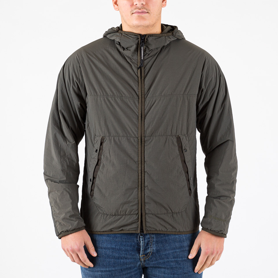 G.D.P. Goggle Jacket Olive night - C.P. Company | The Firm Shop