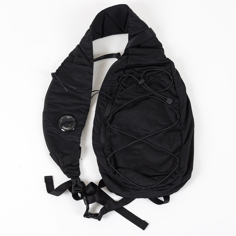 Nylon B Crossbody Rucksack Black - C.P. Company | The Firm Shop