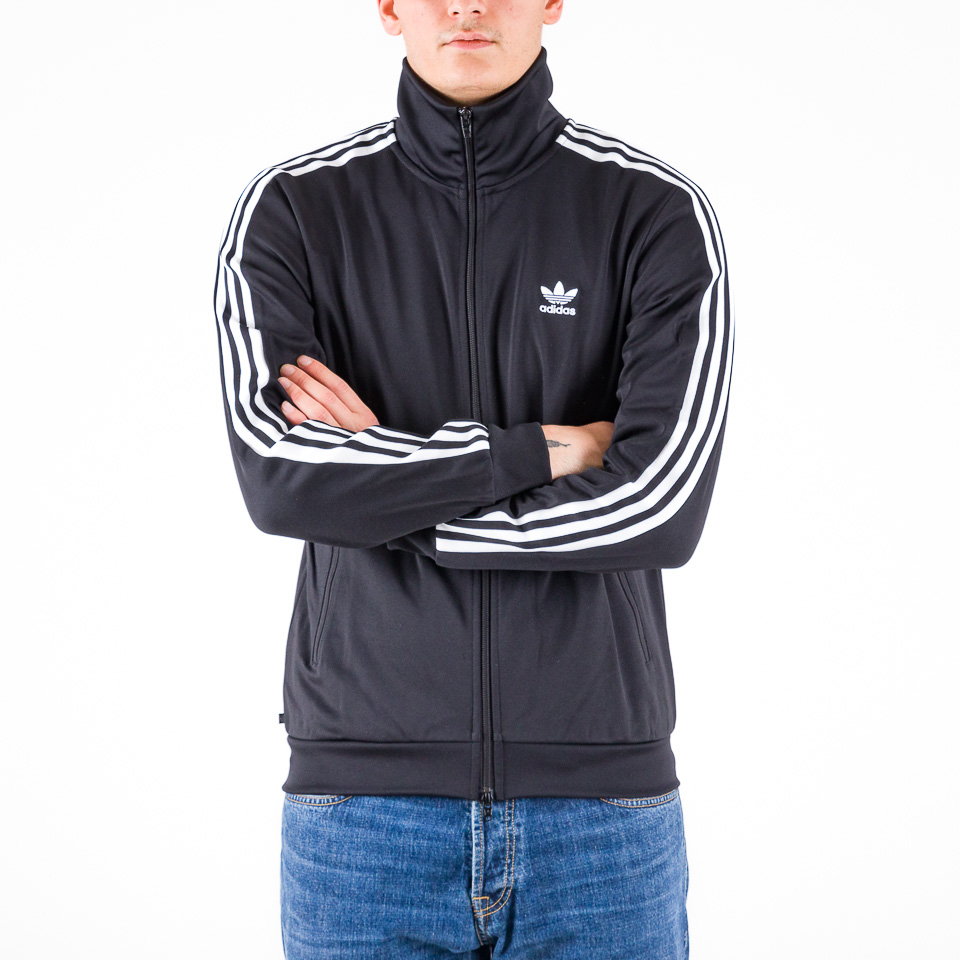 Beckenbauer Track Top Black - adidas Originals | The Firm Shop