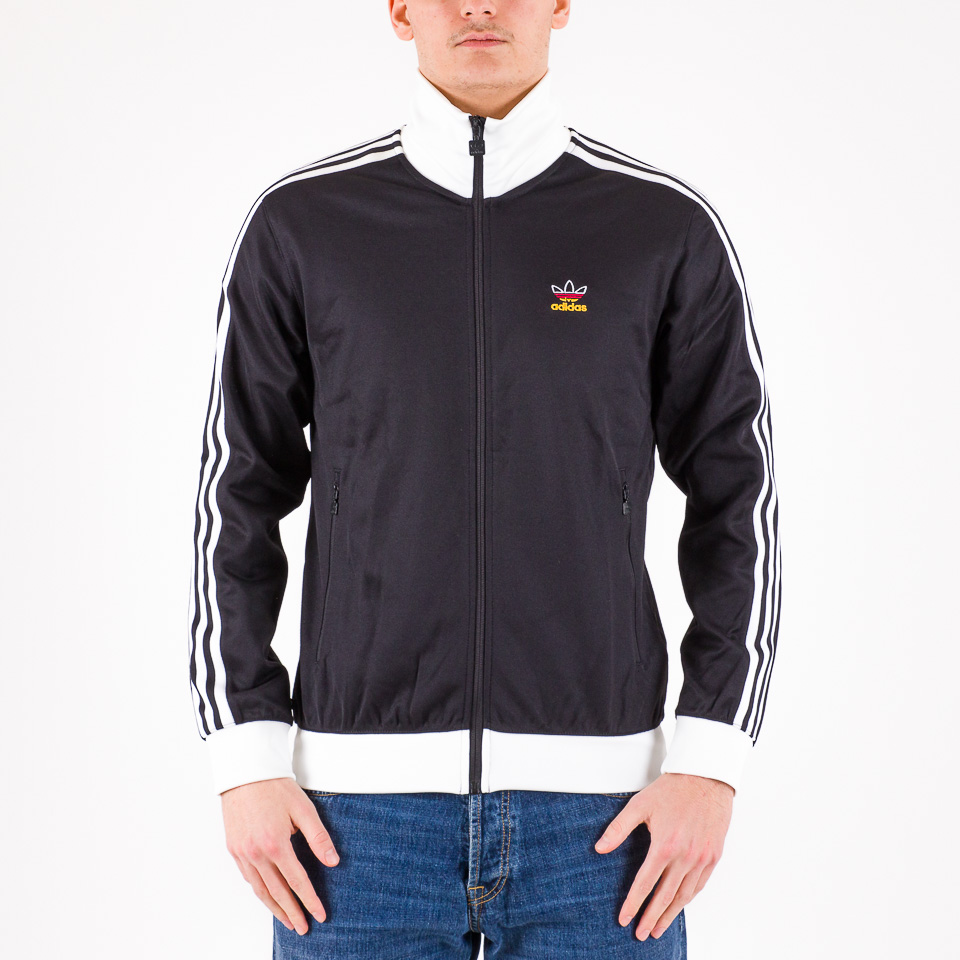 Beckenbauer Track Top Black & white - adidas Originals | The Firm Shop