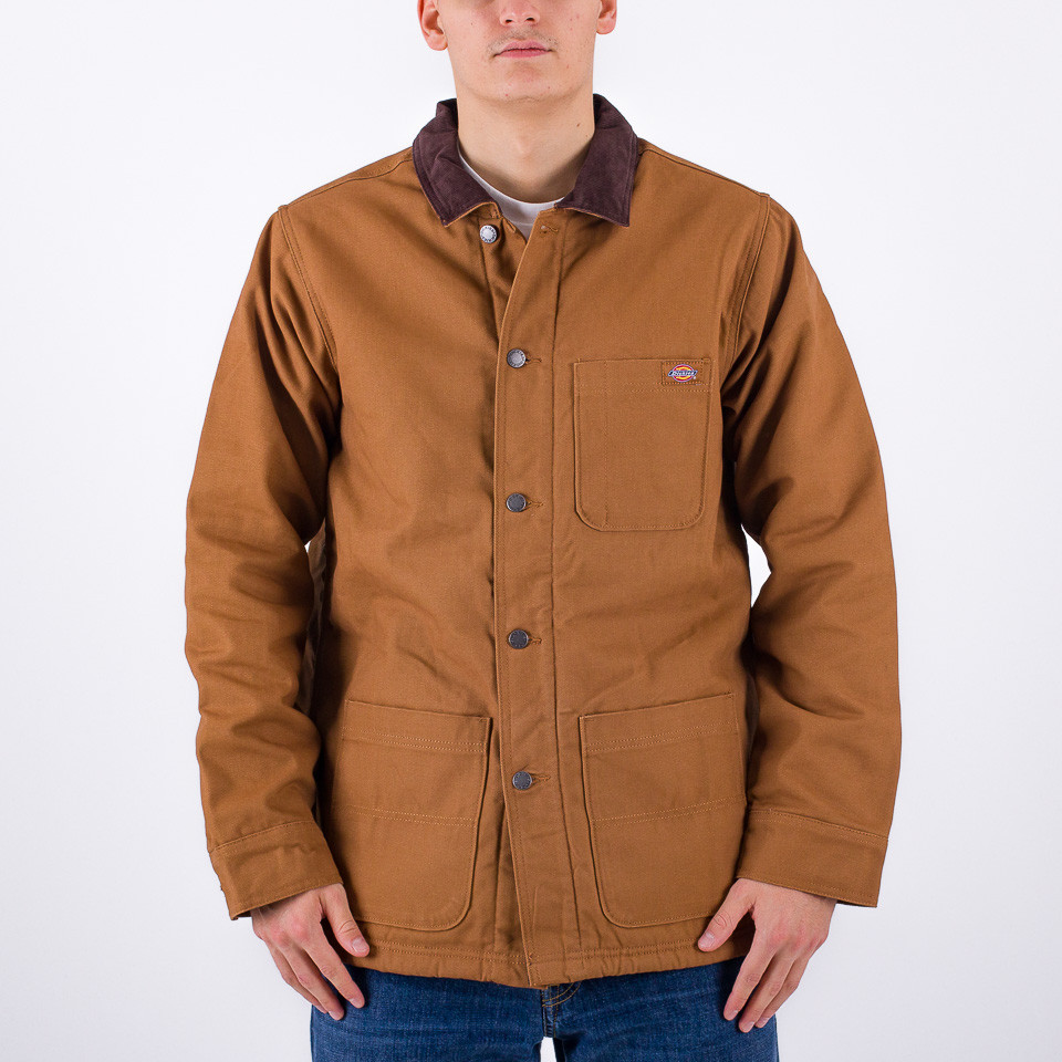 Duck Canvas Chore Coat Brown duck - Dickies | The Firm Shop