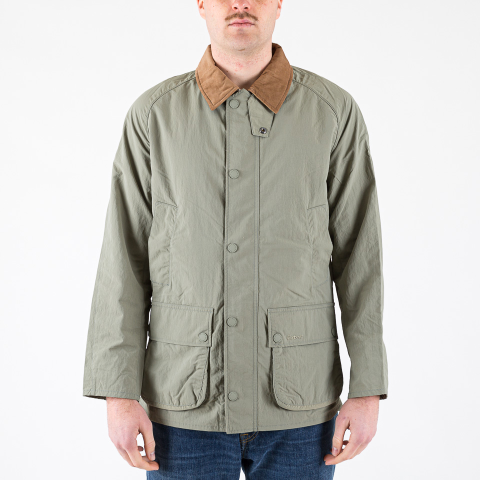 Ashby Showerproof Jacket Dusty green - Barbour | The Firm Shop