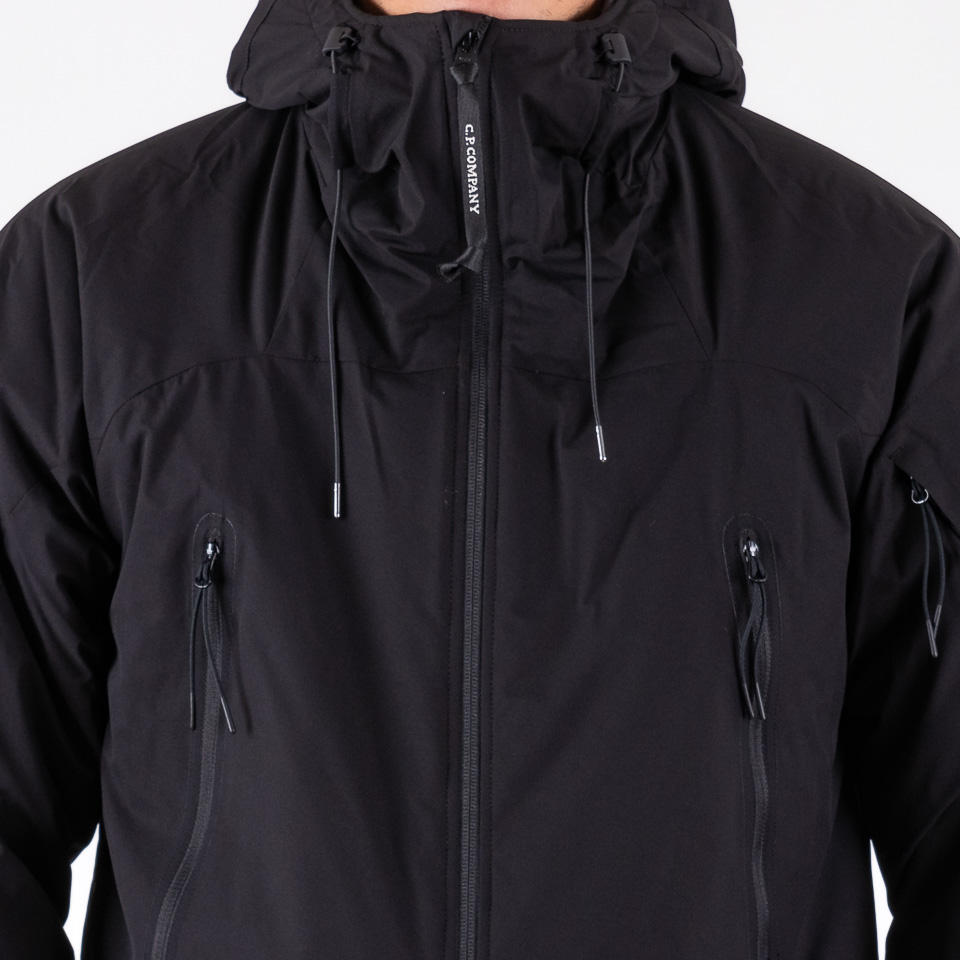Pro-Tek Winter Hooded Jacket Black - C.P. Company | The Firm Shop