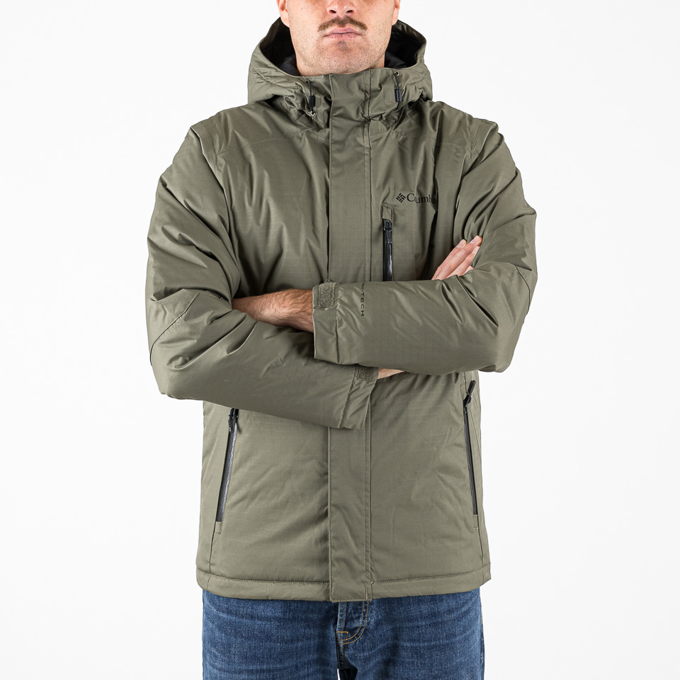 STONE HARBOUR Giacca invernale da uomo impermeabile calda trapuntata con bottoni magnetici Taviaan XX S-3XL, grigio, S