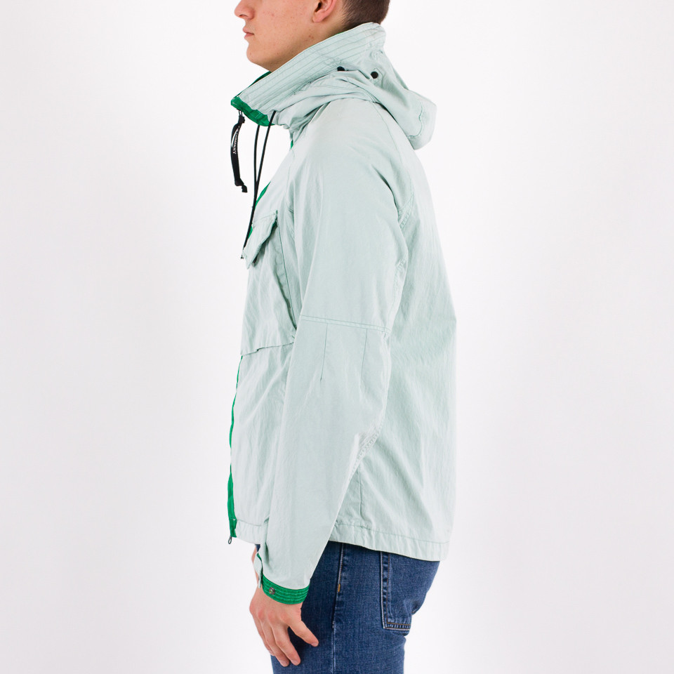 Raso C-P Garment Dyed Goggle Jacket Frost - C.P. Company | The